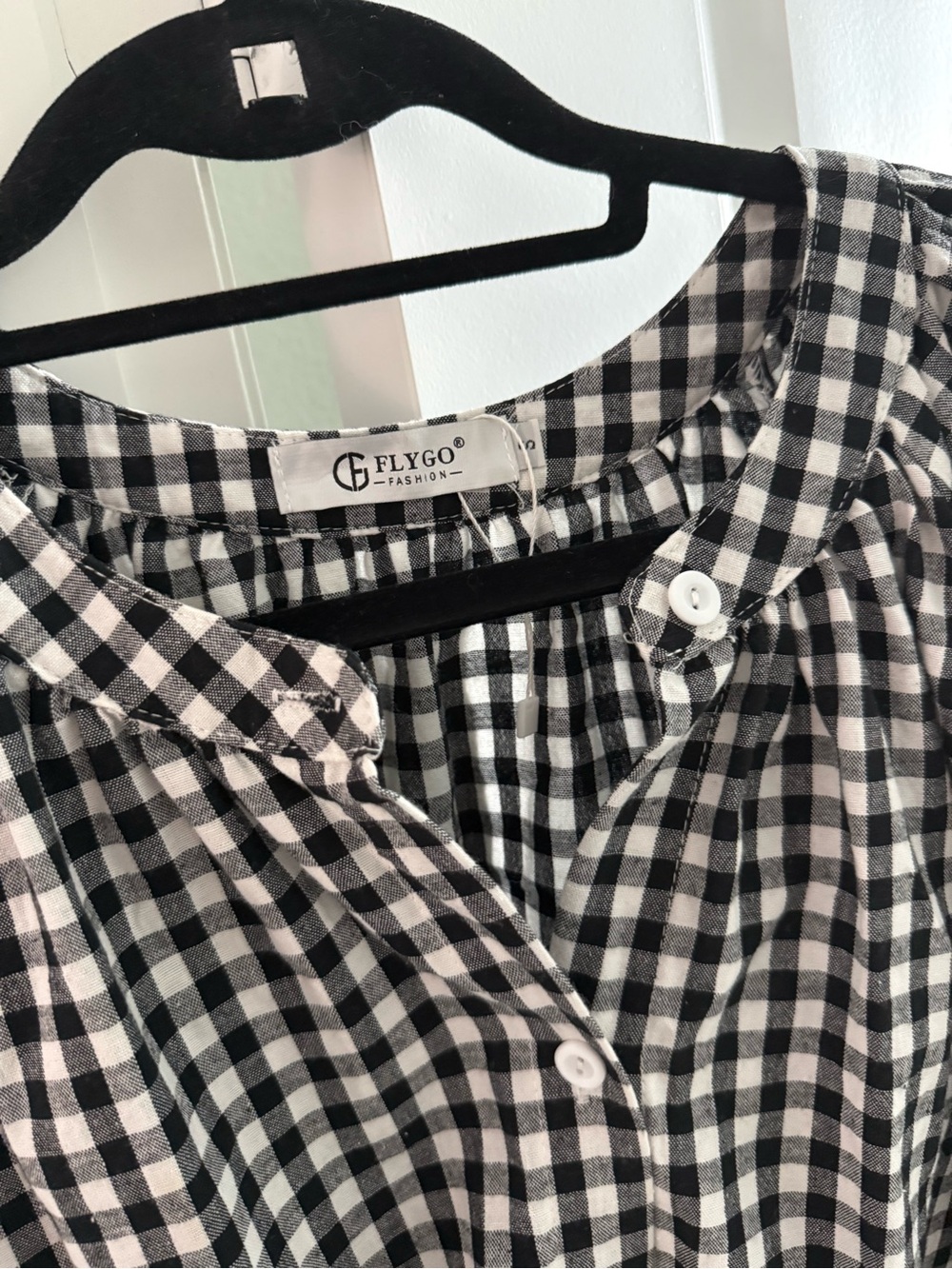 Gingham Ruffle Short Set - Picture 3 of 4